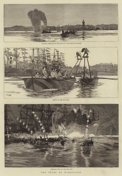 Las fiestas en Marsella de William Lionel Wyllie